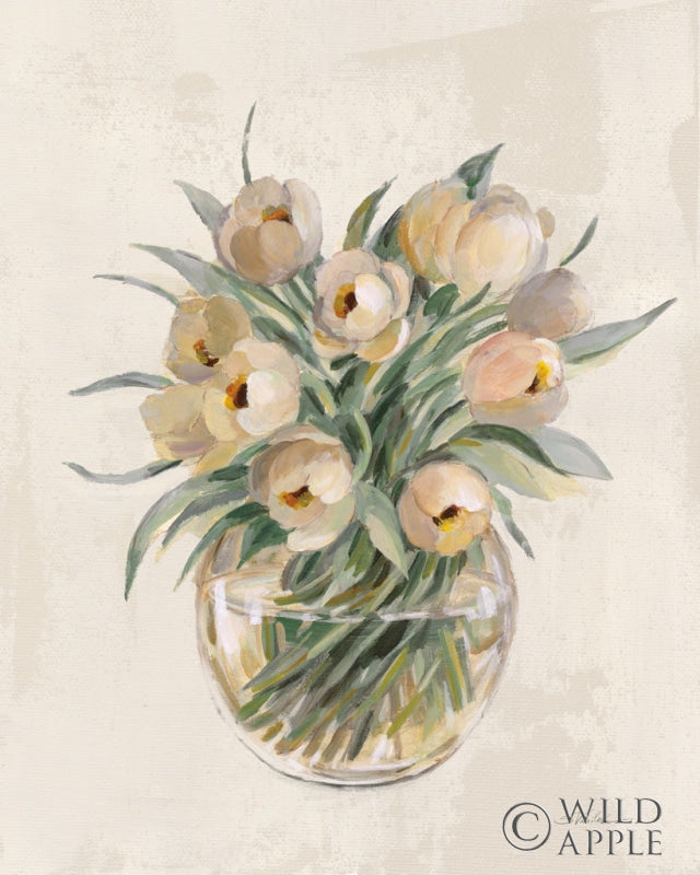 Reproduction of Blush Floral Bouquet White by Silvia Vassileva - Wall Decor Art