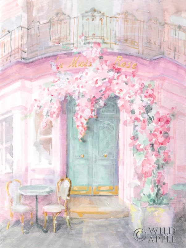 Reproduction of Pastel Paris IV by Danhui Nai - Wall Decor Art