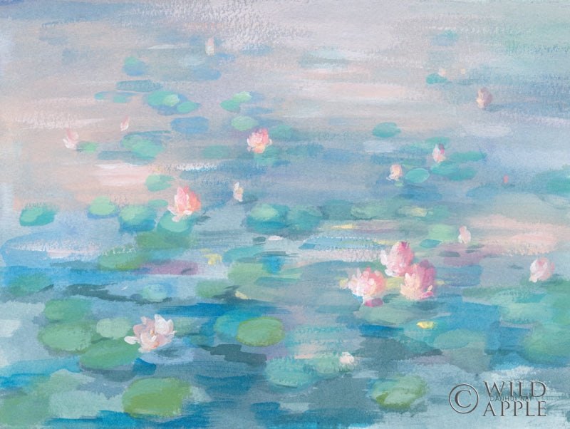 Reproduction of Sunrise Waterlilies by Danhui Nai - Wall Decor Art