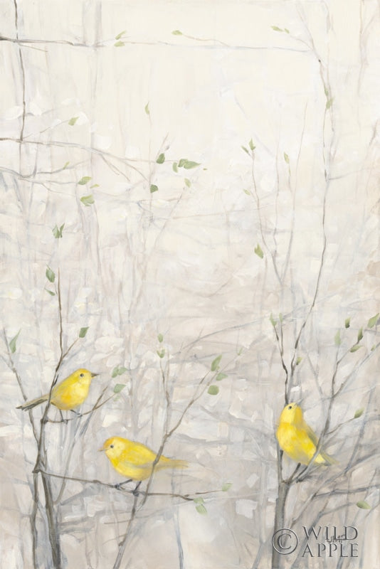 Reproduction of Birds in Trees I by Julia Purinton - Wall Decor Art