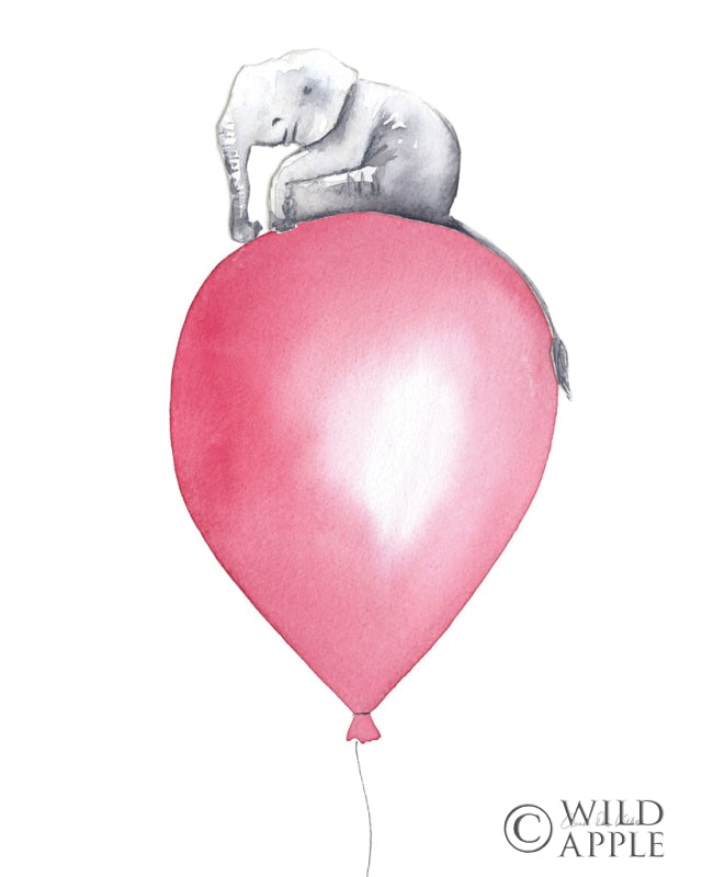 Reproduction of Baby Elephant Love II by Aimee Del Valle - Wall Decor Art