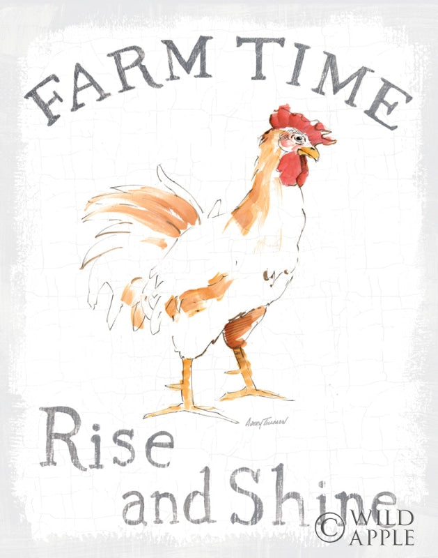 Reproduction of Farm Time Enamel v2 by Avery Tillmon - Wall Decor Art