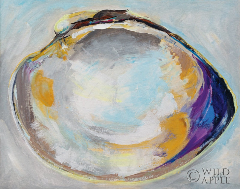 Reproduction of Open Quahog II by Jeanette Vertentes - Wall Decor Art