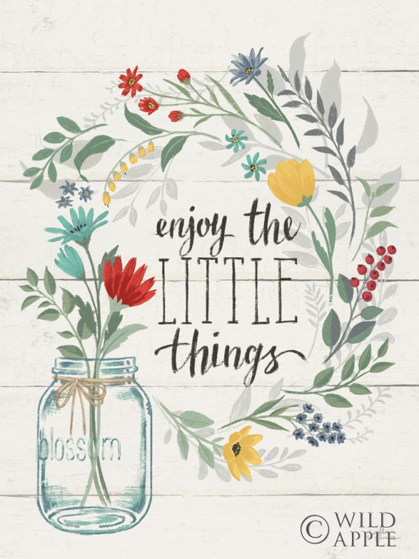 Reproduction of Blooming Thoughts II Wall Hanging by Janelle Penner - Wall Decor Art