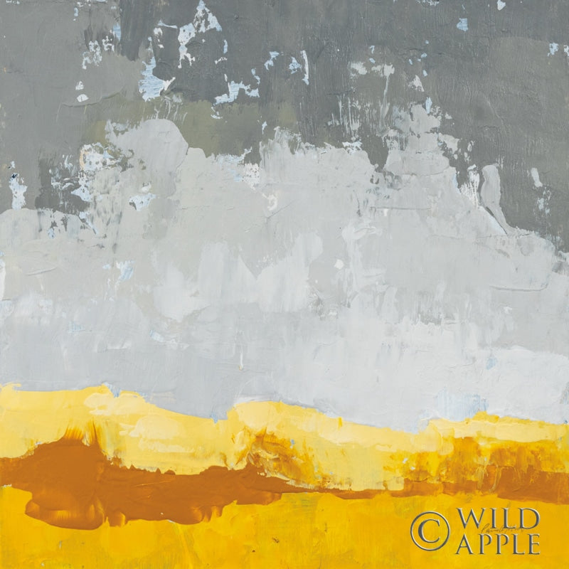 Reproduction of Landscape Yellow Grey by Pamela Munger - Wall Decor Art