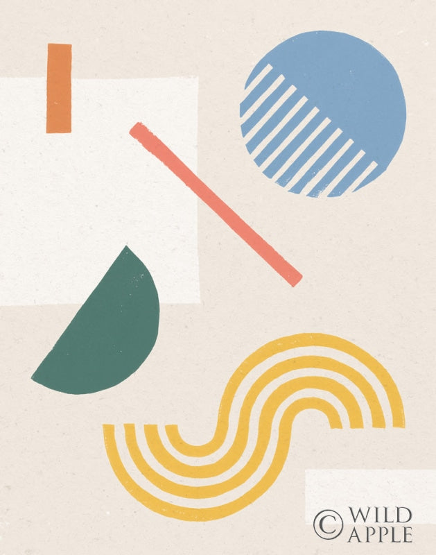 Reproduction of Shapely II by Moira Hershey - Wall Decor Art