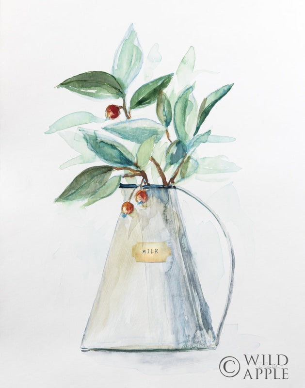 Reproduction of Market Greenery by Sue Schlabach - Wall Decor Art