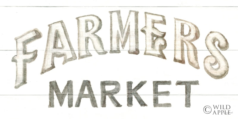 Reproduction of Homegrown Summer Sign I by Danhui Nai - Wall Decor Art