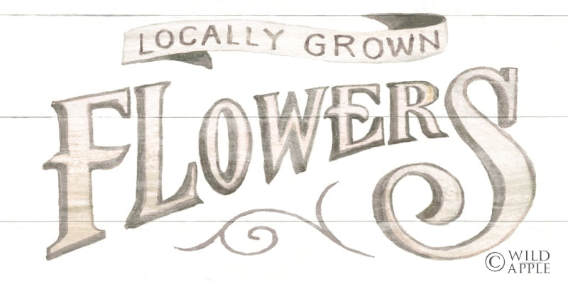 Reproduction of Homegrown Summer Sign IV by Danhui Nai - Wall Decor Art