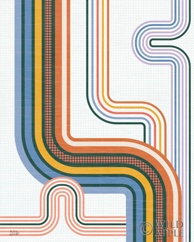 Reproduction of Retro Subway II Bright by Melissa Averinos - Wall Decor Art