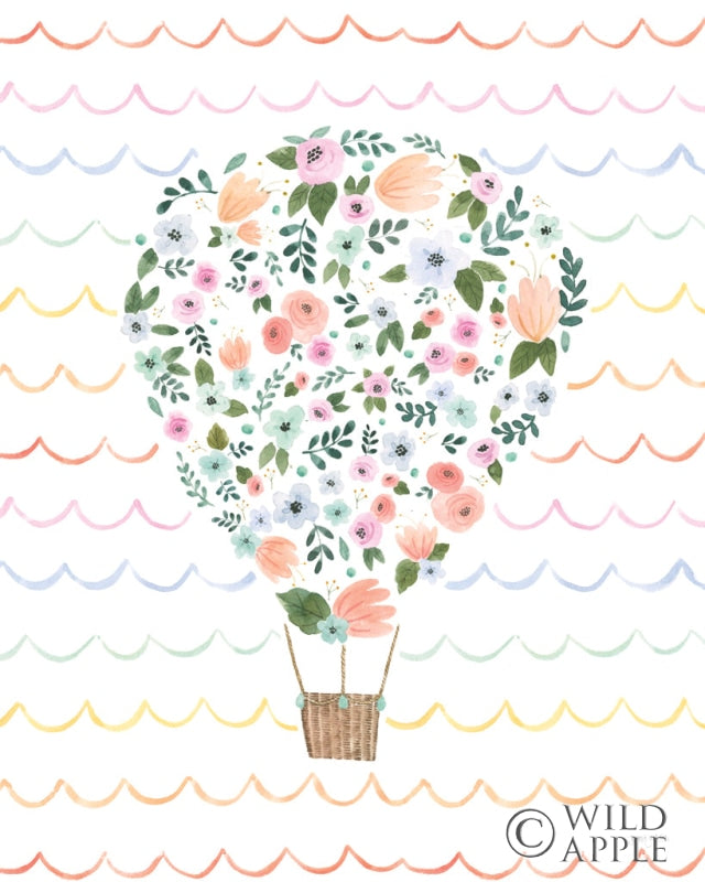 Reproduction of Lets Chase Rainbows VIII Waves by Jenaya Jackson - Wall Decor Art