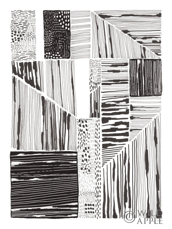 Reproduction of Lined Up II by Courtney Prahl - Wall Decor Art