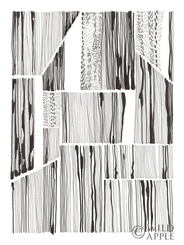 Reproduction of Lined Up III by Courtney Prahl - Wall Decor Art