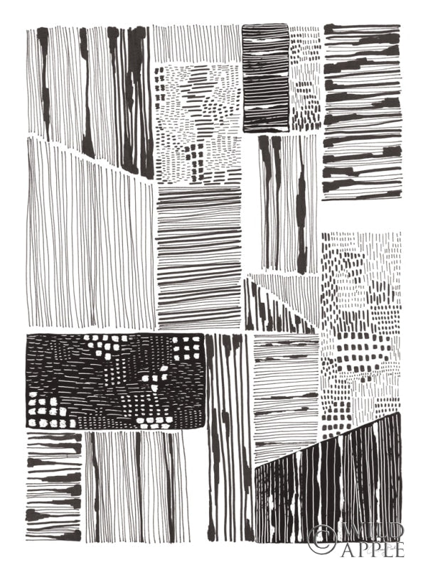 Reproduction of Lined Up IV by Courtney Prahl - Wall Decor Art