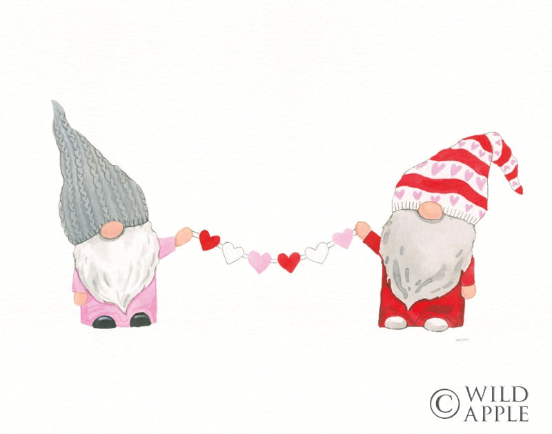 Reproduction of Gnomes in Love I by Jenaya Jackson - Wall Decor Art