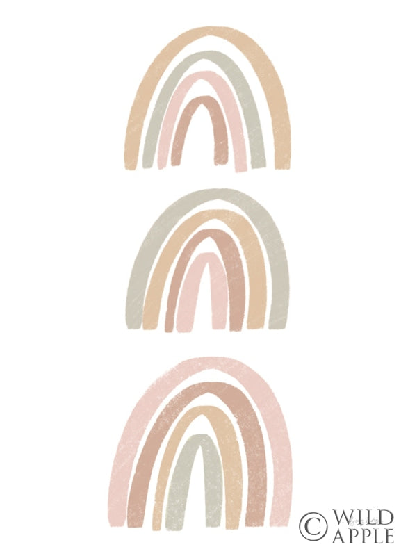 Reproduction of Boho Nursery Rainbows II by Becky Thorns - Wall Decor Art