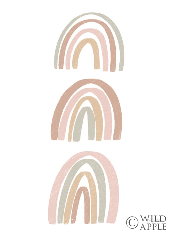 Reproduction of Boho Nursery Rainbows III by Becky Thorns - Wall Decor Art