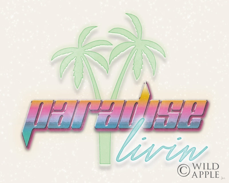 Reproduction of Paradise Livin I by Jess Aiken - Wall Decor Art