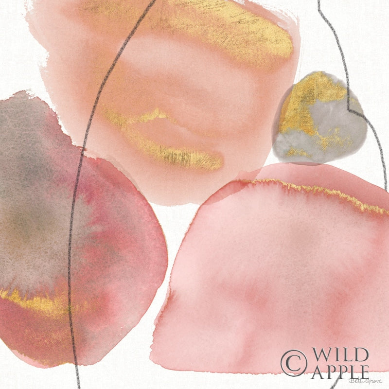 Reproduction of Petal Passion XI Soft Boho by Beth Grove - Wall Decor Art