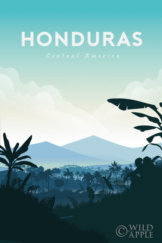 Reproduction of Honduras by Omar Escalante - Wall Decor Art