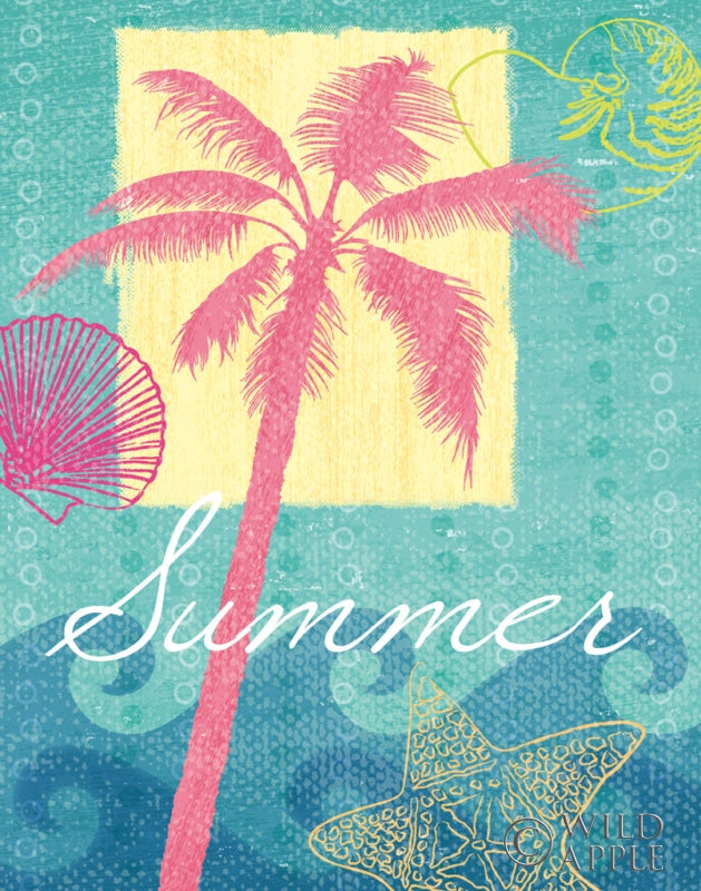 Reproduction of Beach Party V by Veronique Charron - Wall Decor Art