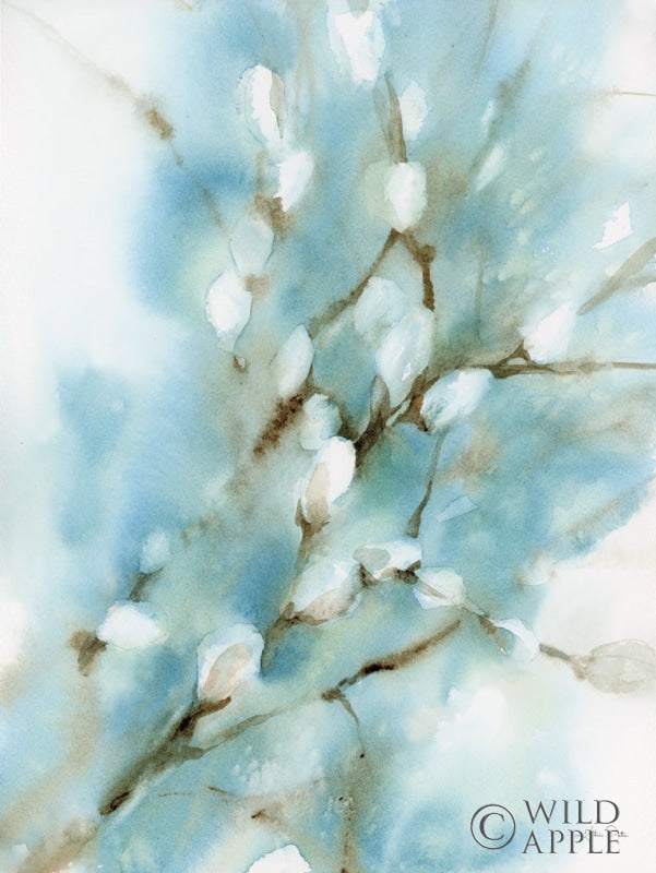 Reproduction of Pussy Willows by Katrina Pete - Wall Decor Art