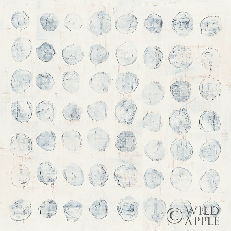 Reproduction of Circles on White by Wild Apple Portfolio - Wall Decor Art