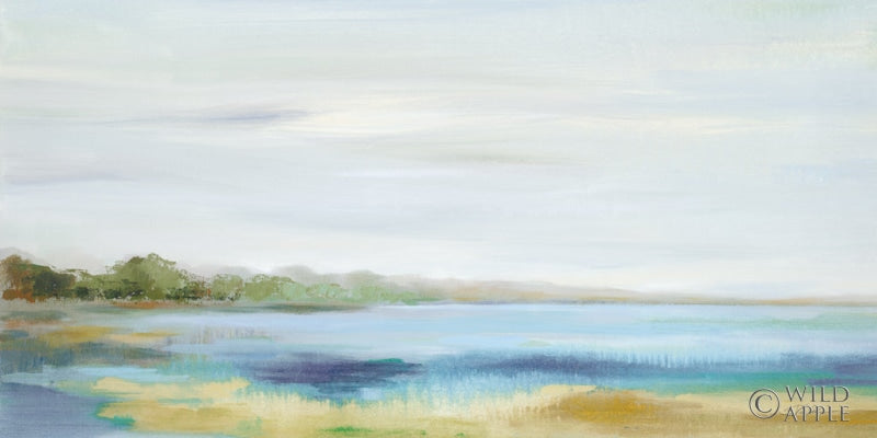 Reproduction of Emerald Lagoon Light Crop by Silvia Vassileva - Wall Decor Art