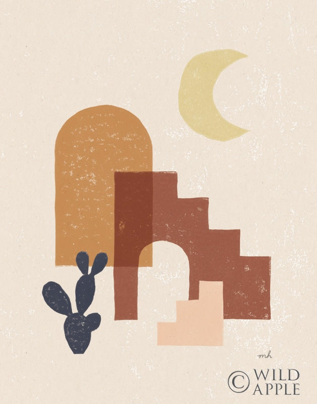 Reproduction of Desert Arches I by Moira Hershey - Wall Decor Art