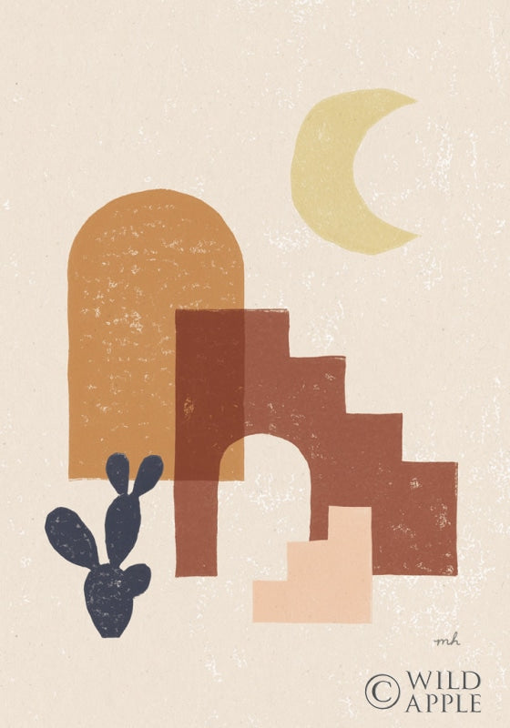 Reproduction of Desert Arches I Crop by Moira Hershey - Wall Decor Art