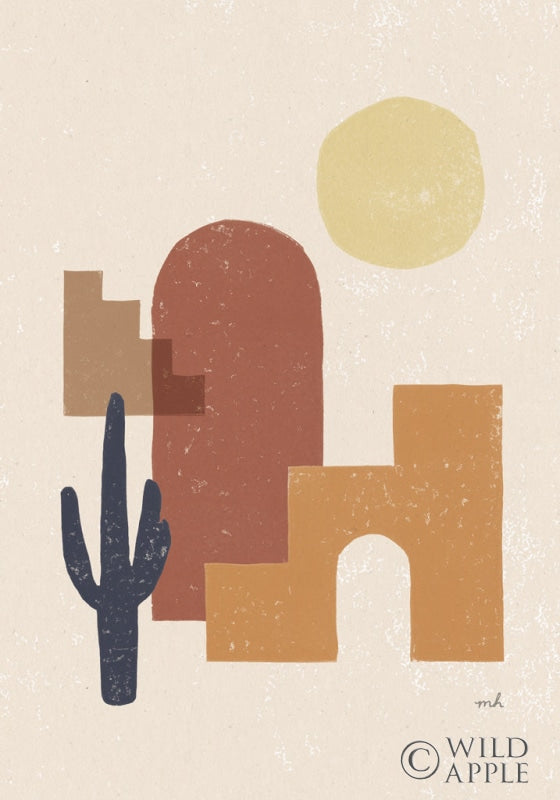 Reproduction of Desert Arches II Crop by Moira Hershey - Wall Decor Art