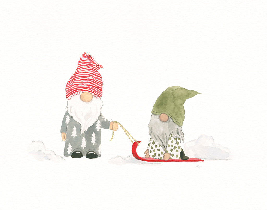 Reproduction of Winter Gnomes III by Jenaya Jackson - Wall Decor Art