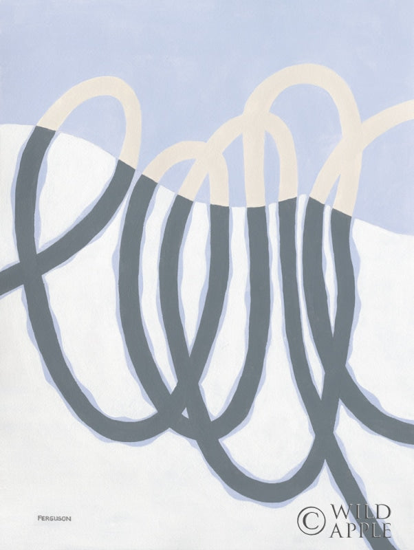 Reproduction of Loops I by Kathy Ferguson - Wall Decor Art