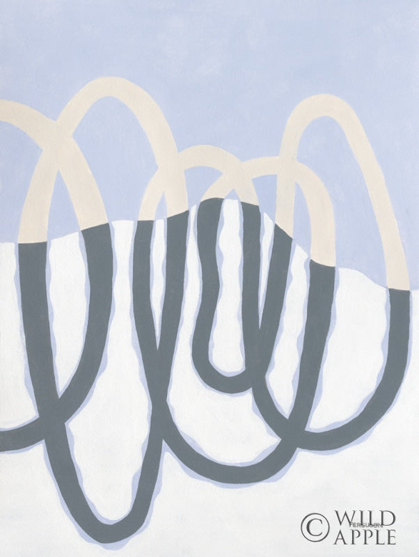 Reproduction of Loops II by Kathy Ferguson - Wall Decor Art