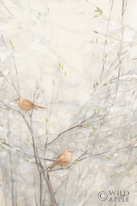 Reproduction of Birds in Trees II Brown by Julia Purinton - Wall Decor Art