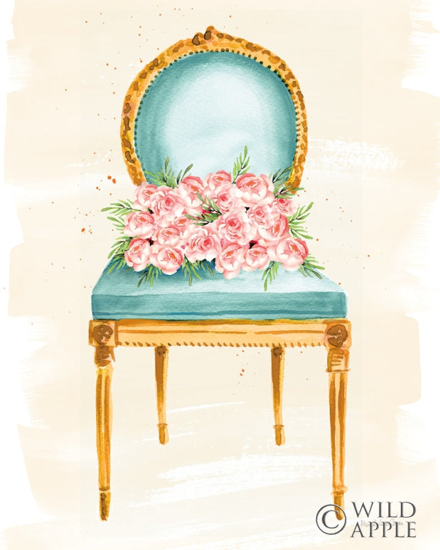 Reproduction of Sitting Pretty II No Words by Mercedes Lopez Charro - Wall Decor Art