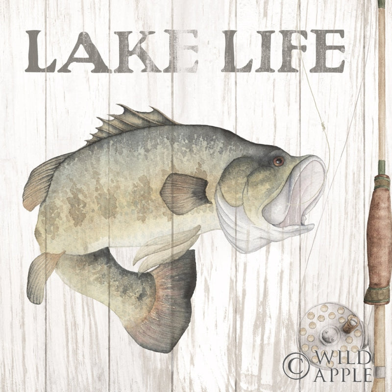 Reproduction of Lake Fishing II by Wild Apple Portfolio - Wall Decor Art