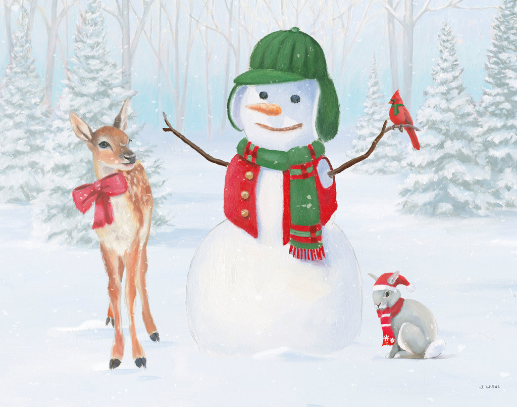 Reproduction of Dressed for Christmas I by James Wiens - Wall Decor Art
