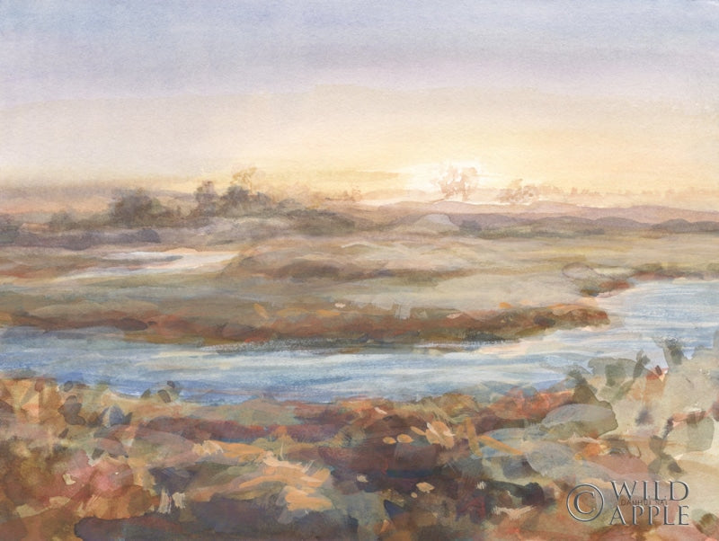Reproduction of River at Dawn by Danhui Nai - Wall Decor Art