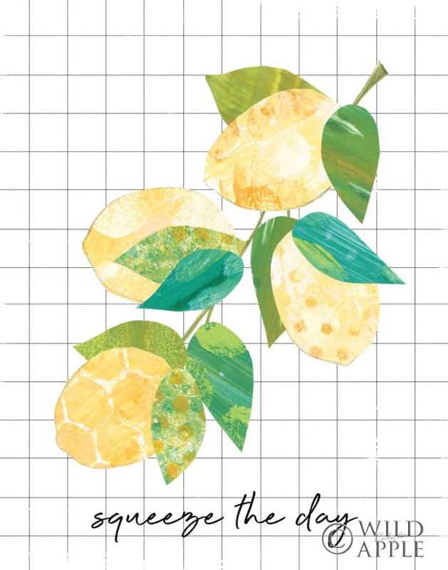 Reproduction of Summer Lemons Sentiment II by Courtney Prahl - Wall Decor Art