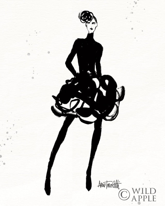 Reproduction of Style Sketches VI by Anne Tavoletti - Wall Decor Art