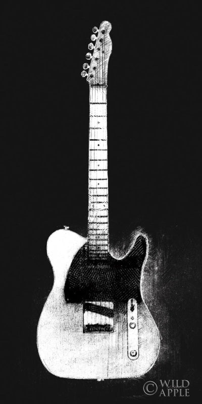 Reproduction of Garage Band I WB by Mike Schick - Wall Decor Art