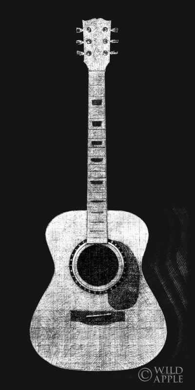 Reproduction of Garage Band II WB by Mike Schick - Wall Decor Art