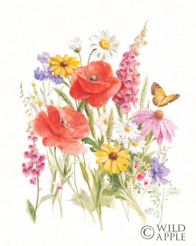 Reproduction of Wildflowers in Bloom III by Danhui Nai - Wall Decor Art