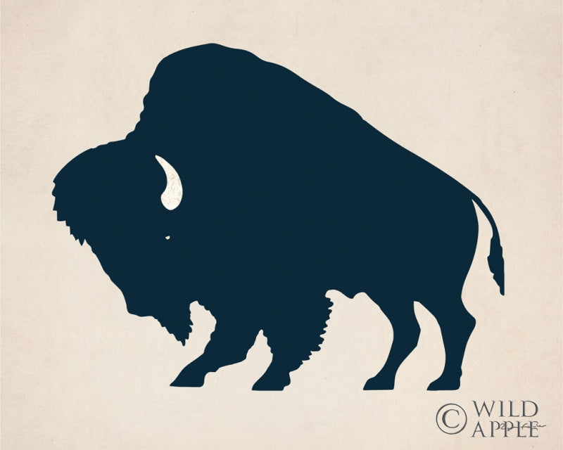 Reproduction of Buffalo Bison I by Ryan Fowler - Wall Decor Art