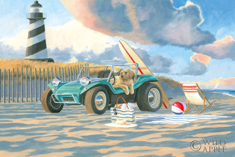 Reproduction of Beach Ride IV by James Wiens - Wall Decor Art