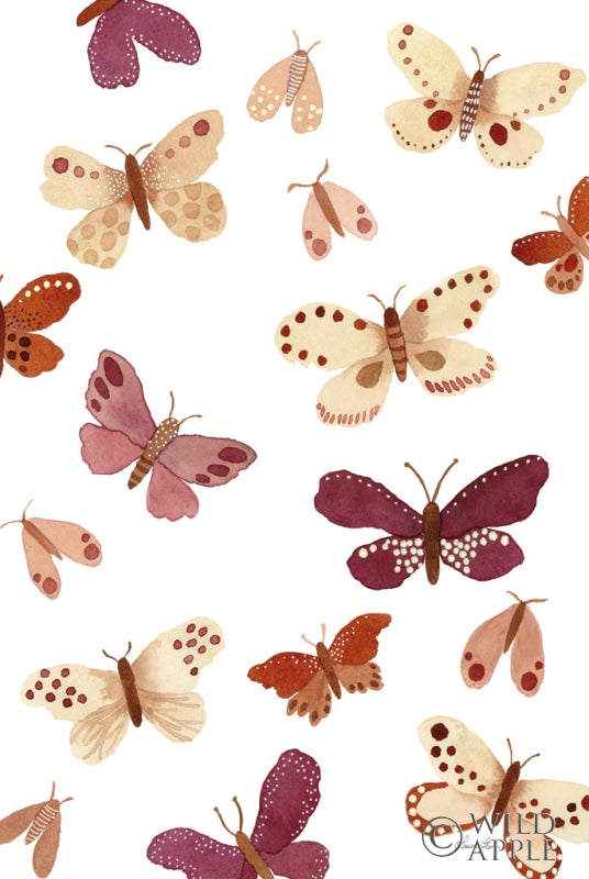 Reproduction of Garden Dance Butterflies by Laura Horn - Wall Decor Art