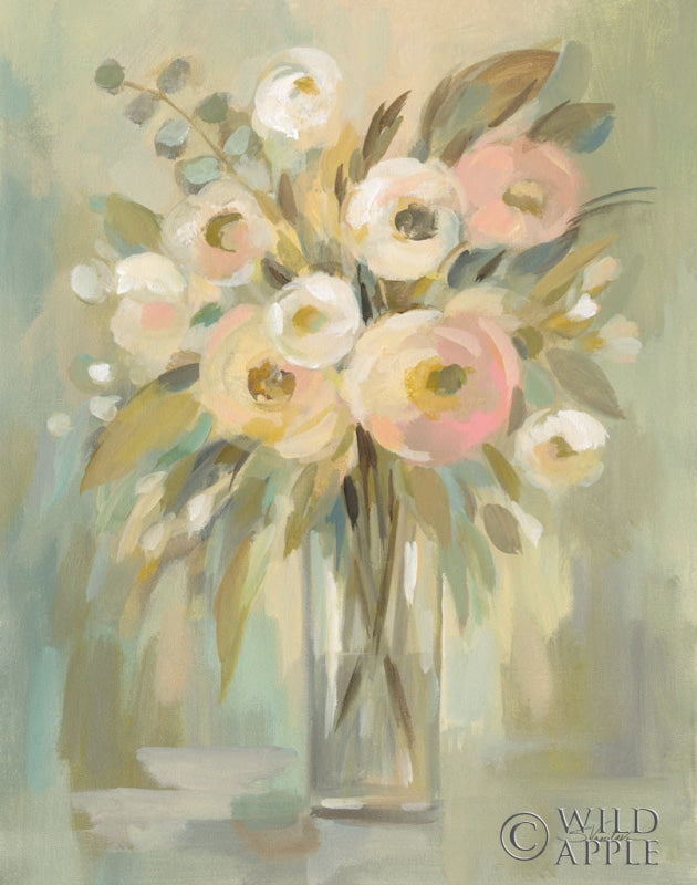 Reproduction of Painterly Strokes Floral by Silvia Vassileva - Wall Decor Art