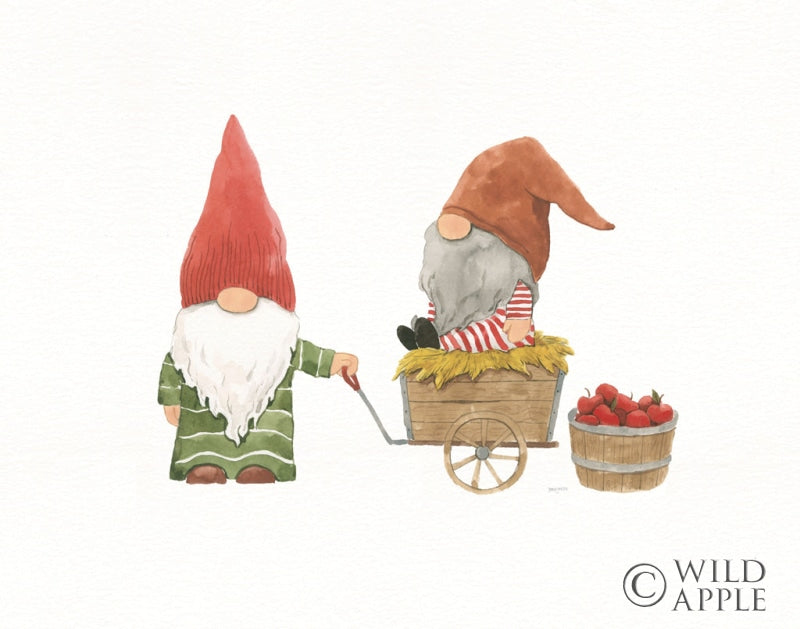 Reproduction of Harvest Gnomes III by Jenaya Jackson - Wall Decor Art