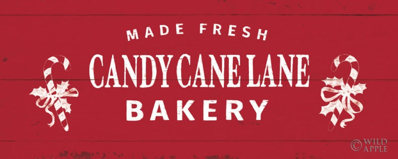 Reproduction of Christmas in the Heartland V Red by James Wiens - Wall Decor Art